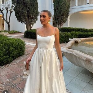 House of CB White Midi Dress